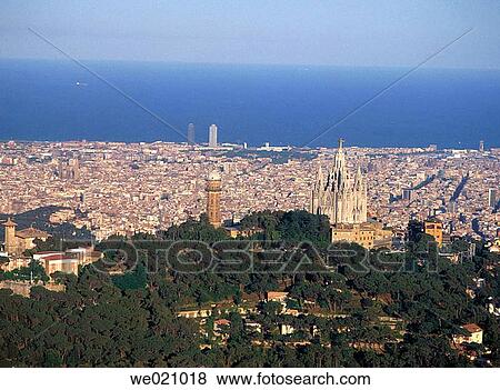 Barcelona. Spain View Large Photo Image Stock Photo - Barcelona. Spain. Fotosearch