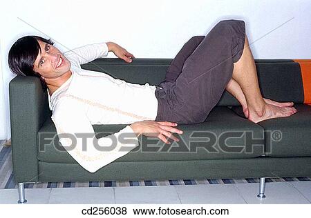 barefoot, chilling out, calm, at-home View Large Photo Image Stock Photo - barefoot, chilling out, calm, at-home. Fotosearch