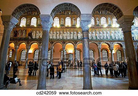 Basilica of Sant? Apollinare Nuovo. Ravenna. Emilia-Romagna, Italy View Large Photo Image Stock Photo - Basilica of Sant? Apollinare Nuovo. Ravenna. Emilia-Romagna, Italy. Fotosearch