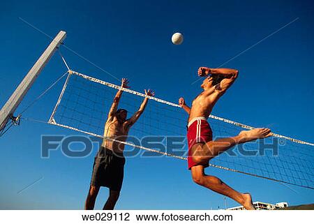 Beach volleyball View Large Photo Image Stock Image - Beach volleyball. Fotosearch