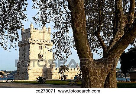 Bel? m Tower, Lisbon. Portugal View Large Photo Image Stock Image - Bel? m Tower, Lisbon. Portugal. Fotosearch
