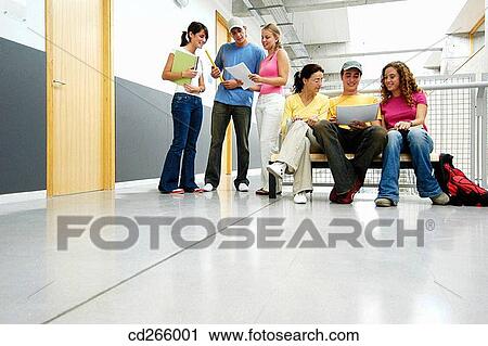 Stock Image - bench, boy, adolescence. Fotosearch
