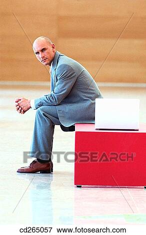 bench, businessman, business, 30's View Large Photo Image Stock Photo - bench, businessman, business, 30's. Fotosearch