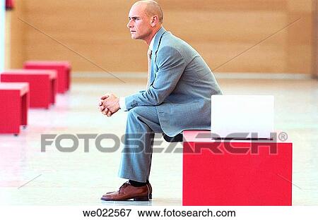 bench, businessman, business, 30's View Large Photo Image Stock Photo - bench, businessman, business, 30's. Fotosearch