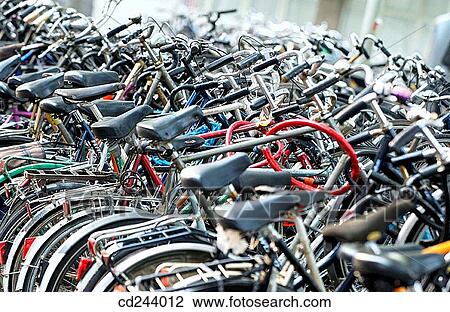 Bike park at Central Station. Rotterdam. Holland View Large Photo Image Stock Image - Bike park at Central Station. Rotterdam. Holland. Fotosearch