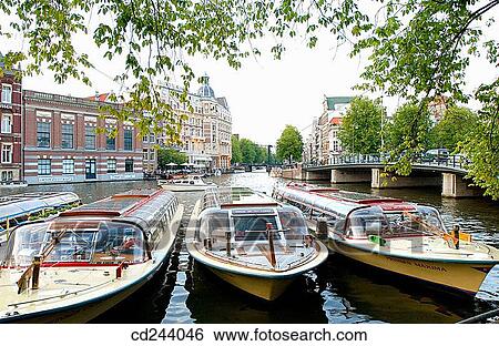 Binnen Amstel canal. Amsterdam. Netherlands View Large Photo Image Stock Photograph - Binnen Amstel canal. Amsterdam. Netherlands. Fotosearch