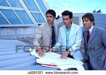 blueprint, businesspeople, businessman, business, architect View Large Photo Image Stock Image - blueprint, businesspeople, businessman, business, architect. Fotosearch