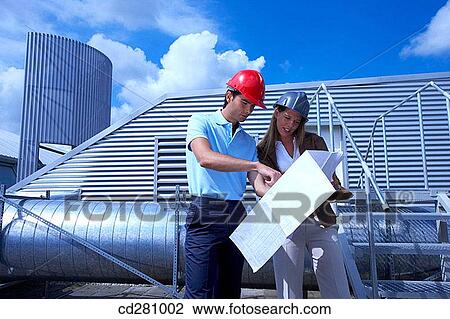 blueprint, colleague, architect View Large Photo Image Stock Image - blueprint, colleague, architect. Fotosearch