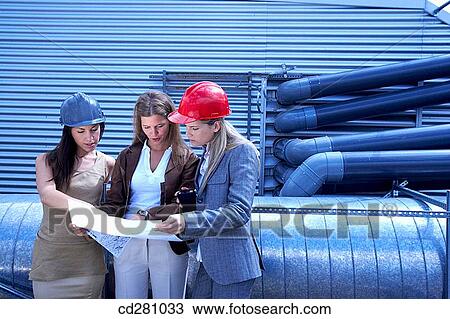 blueprint, colleague, architect View Large Photo Image Stock Image - blueprint, colleague, architect. Fotosearch