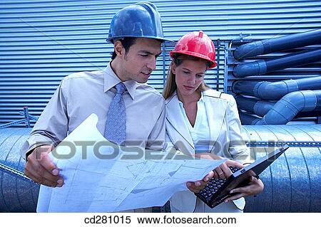 blueprint, colleague, architect View Large Photo Image Stock Photography - blueprint, colleague, architect. Fotosearch
