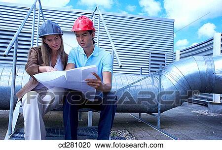 blueprint, colleague, collaboration, architect View Large Photo Image Stock Image - blueprint, colleague, collaboration, architect. Fotosearch