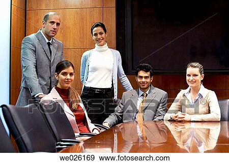 Stock Photo - board-room, business, businessman, businesspeople, businesswoman. Fotosearch