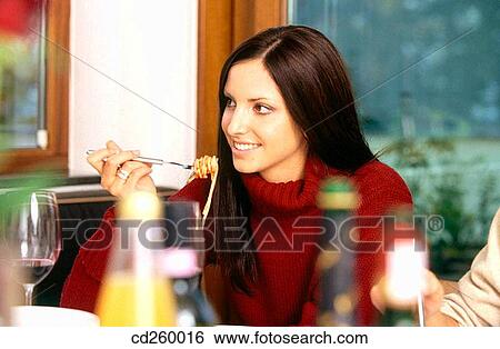 Stock Photograph - bottle, brunette, at-home. Fotosearch