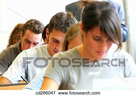 boy, college, classroom, adolescence View Large Photo Image Stock Photo - boy, college, classroom, adolescence. Fotosearch