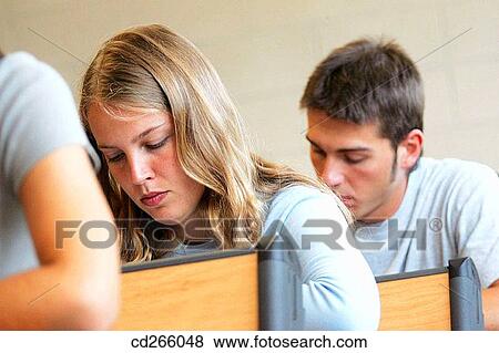 boy, college, classroom, adolescence View Large Photo Image Stock Photo - boy, college, classroom, adolescence. Fotosearch