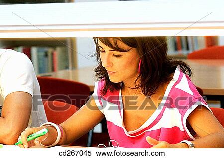 brunette, college, adolescence View Large Photo Image Stock Photography - brunette, college, adolescence. Fotosearch