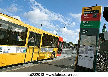 Bus stop in Tietgensgade, Copenhagen, Denmark View Large Photo Image Stock Image - Bus stop in Tietgensgade, Copenhagen, Denmark. Fotosearch
