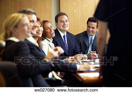 Stock Image - business, businessman, businesspeople, businesswoman, collaboration. Fotosearch