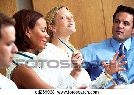 Stock Photo - business, businessman, businesspeople, businesswoman, colleague. Fotosearch
