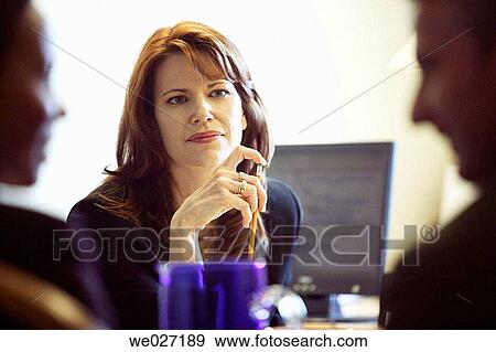 Stock Photo - business, businessman, businesspeople, businesswoman, contemporary. Fotosearch