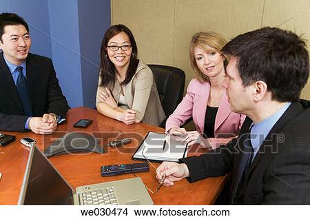 Picture - business, businesspeople, businessman, Asian. Fotosearch