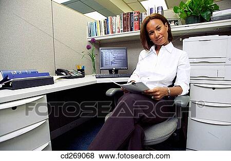 business, businesspeople, businesswoman, contemporary, cubicle View Large Photo Image Stock Photo - business, businesspeople, businesswoman, contemporary, cubicle. Fotosearch