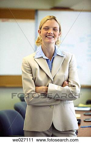 business, contemporary, businesswoman, businesspeople, Arms crossed View Large Photo Image Stock Image - business, contemporary, businesswoman, businesspeople, Arms crossed. Fotosearch