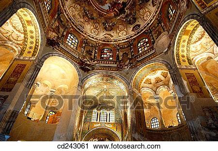 Byzantine mosaics in the Basilica of San Vitale. Ravenna. Emilia-Romagna, Italy View Large Photo Image Stock Image - Byzantine mosaics in the Basilica of San Vitale. Ravenna. Emilia-Romagna, Italy. Fotosearch
