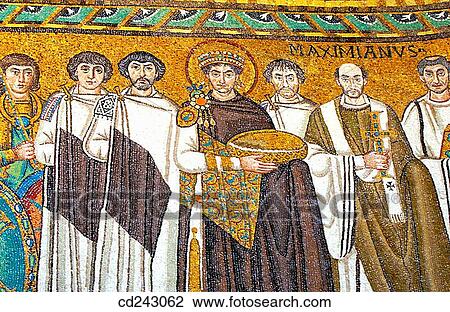 Byzantine mosaics in the Basilica of San Vitale. Ravenna. Emilia-Romagna, Italy View Large Photo Image Stock Image - Byzantine mosaics in the Basilica of San Vitale. Ravenna. Emilia-Romagna, Italy. Fotosearch