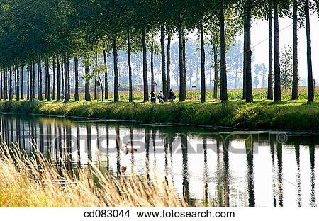 Canal to Damme, Brugge. Flanders, Belgium View Large Photo Image Picture - Canal to Damme, Brugge. Flanders, Belgium. Fotosearch