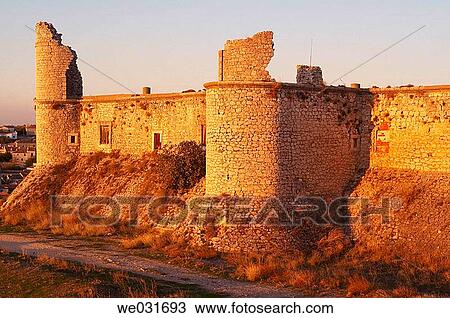 Castle, Chinch? n. Madrid, Spain View Large Photo Image Stock Image - Castle, Chinch? n. Madrid, Spain. Fotosearch