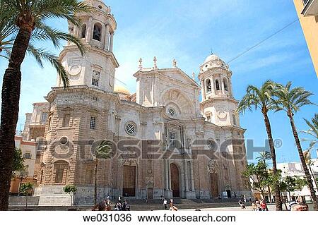 Cathedral, Cßdiz. Andalusia, Spain View Large Photo Image Stock Photograph - Cathedral, Cßdiz. Andalusia, Spain. Fotosearch