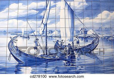 Ceramic tiles, Aveiro. Beira Litoral, Portugal View Large Photo Image Stock Image - Ceramic tiles, Aveiro. Beira Litoral, Portugal. Fotosearch