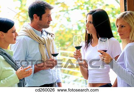 chat, 30's View Large Photo Image Stock Photograph - chat, 30's. Fotosearch