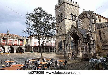 Church of Nossa Senhora de Oliveira and Salado Monument in Largo da Oliveira, Guimar? es. Minho, Portugal View Large Photo Image Stock Photo - Church of Nossa Senhora de Oliveira and Salado Monument in Largo da Oliveira, Guimar? es. Minho, Portugal. Fotosearch