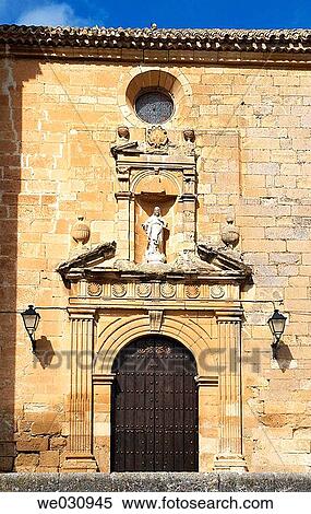 Church of the Assumption (built 16th century), Luque. C? rdoba province, Andalusia. Spain View Large Photo Image Stock Photography - Church of the Assumption (built 16th century), Luque. C? rdoba province, Andalusia. Spain. Fotosearch