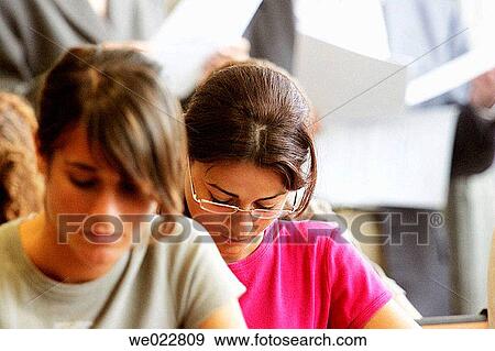 classroom, college, adolescence View Large Photo Image Stock Photo - classroom, college, adolescence. Fotosearch