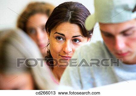 classroom, contemporary, adolescence View Large Photo Image Stock Image - classroom, contemporary, adolescence. Fotosearch