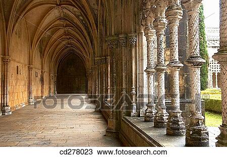 Cloister of John I, Monastery of Santa Maria da Vit? ria (aka Monastery of Batalha), Leiria. Portugal View Large Photo Image Stock Image - Cloister of John I, Monastery of Santa Maria da Vit? ria (aka Monastery of Batalha), Leiria. Portugal. Fotosearch