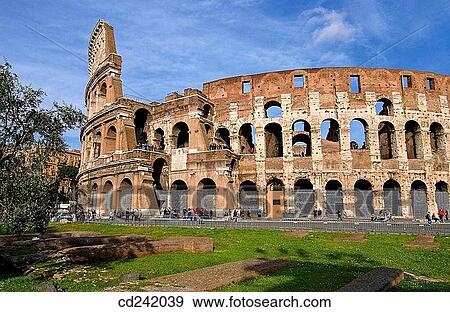 Colosseum. Rome. Italy View Large Photo Image Stock Photo - Colosseum. Rome. Italy. Fotosearch