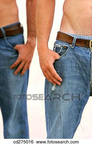 Stock Photograph - contemporary, denim, detail, hand. Fotosearch