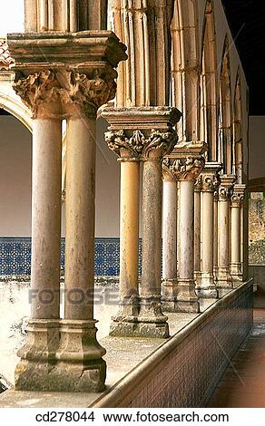 Convent of Christ, Tomar. District of Santar? m, Portugal View Large Photo Image Picture - Convent of Christ, Tomar. District of Santar? m, Portugal. Fotosearch
