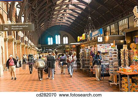 Copenhagen Central Railway Station, Copenhagen, Denmark View Large Photo Image Stock Image - Copenhagen Central Railway Station, Copenhagen, Denmark. Fotosearch