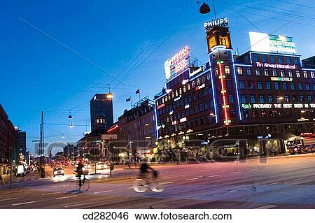 Corner of Hans Christian Andersen Boulevard and Vesterbrogade from Radhuspladsen, Copenhagen, Denmark View Large Photo Image Stock Photograph - Corner of Hans Christian Andersen Boulevard and Vesterbrogade from Radhuspladsen, Copenhagen, Denmark. Fotosearch