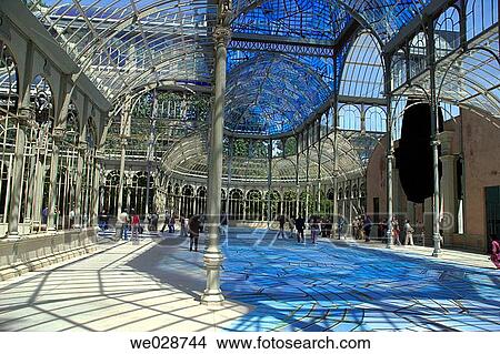 Crystal Palace (1887), Parque del Buen Retiro. Madrid. Spain View Large Photo Image Picture - Crystal Palace (1887), Parque del Buen Retiro. Madrid. Spain. Fotosearch