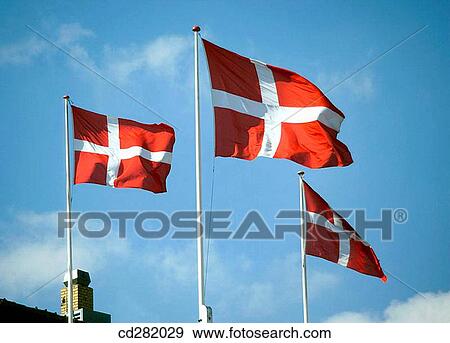 Danish national flag, Denmark View Large Photo Image Stock Photo - Danish national flag, Denmark. Fotosearch