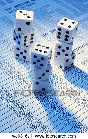 Dice and Stock Page View Large Photo Image Stock Image - Dice and Stock Page. Fotosearch