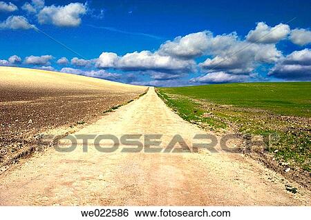 Stock Photograph - Dirt road. Fotosearch
