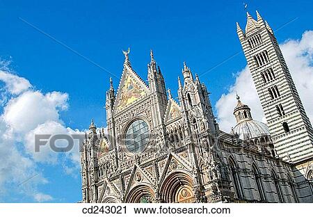 Duomo. Siena. Tuscany, Italy View Large Photo Image Stock Image - Duomo. Siena. Tuscany, Italy. Fotosearch