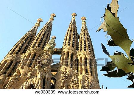 Eastern facade. La Sagrada Familia. Barcelona. Catalonia. Spain View Large Photo Image Stock Photo - Eastern facade. La Sagrada Familia. Barcelona. Catalonia. Spain. Fotosearch